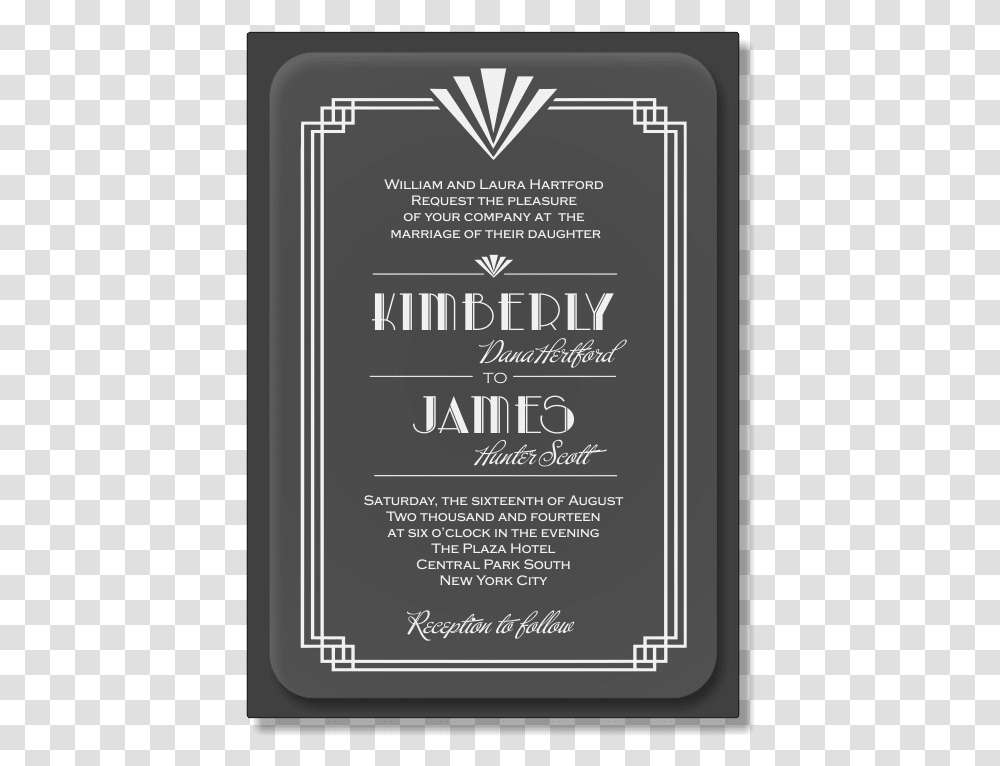 Clear Acrylic Invitation Art Deco Invitation, Poster, Advertisement, Flyer, Paper Transparent Png