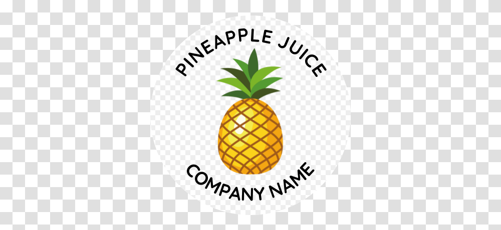 Clear Cup Sticker Pineapple Juice Pineapple, Plant, Fruit, Food Transparent Png