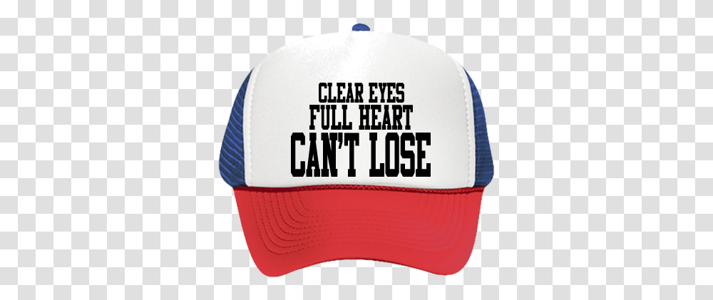 Clear Eyes Full Heart Cant Lose Adult 100 Cotton T Shirt Gildan 5000 Baseball Cap, Clothing, Apparel, Hat Transparent Png
