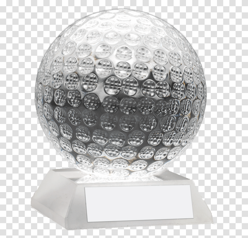 Clear Glass Golf Ball Trophy, Sport, Sports, Rug, Sphere Transparent Png