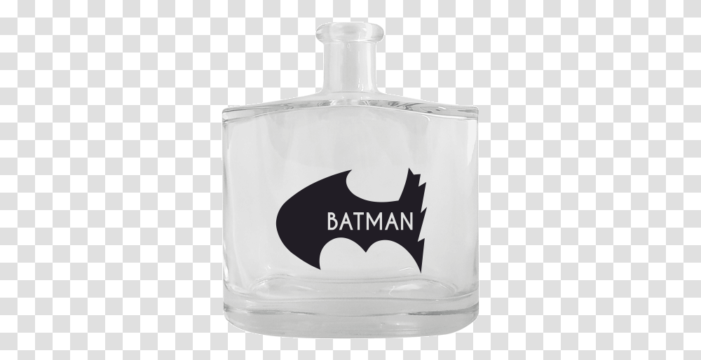Clear Glass Hip Flask 500 Ml With Printing Batman Vs Robin Glass, Bottle, Cosmetics, Jar, Milk Transparent Png
