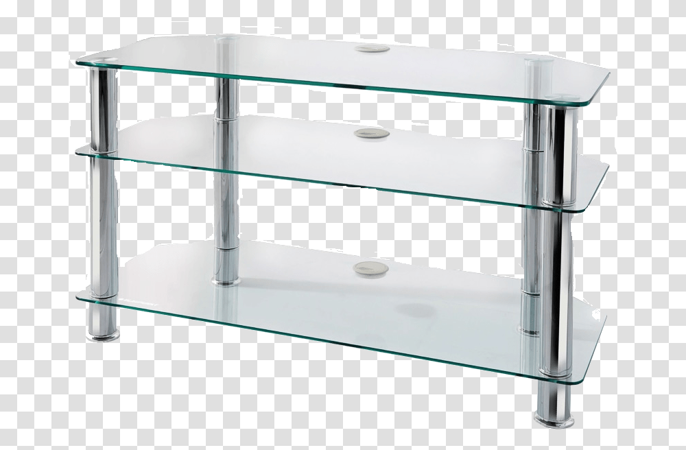 Clear Glass Tv Stand Glass Tv Stand Clear, Furniture, Drawer, Sideboard, Sink Faucet Transparent Png