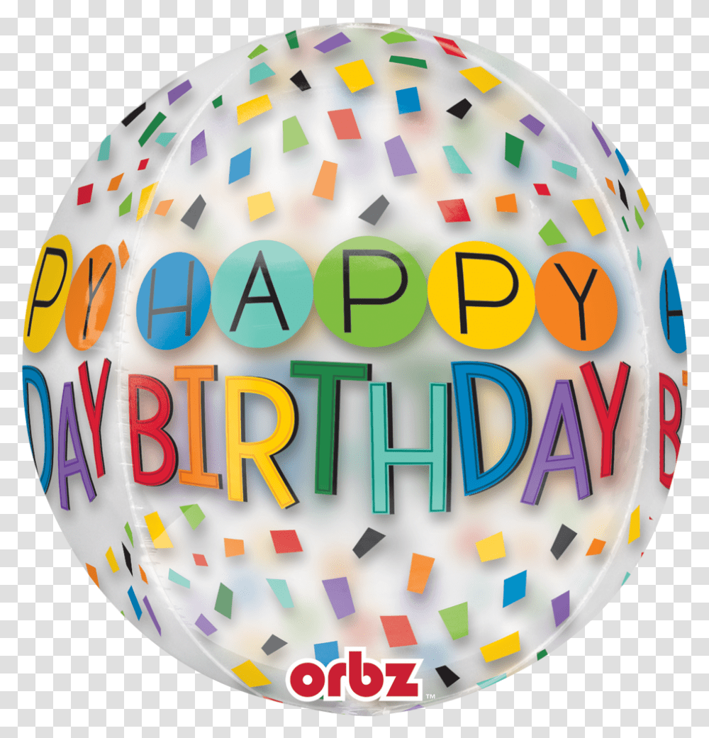 Clear Happy Birthday Balloons, Confetti, Paper, Food Transparent Png