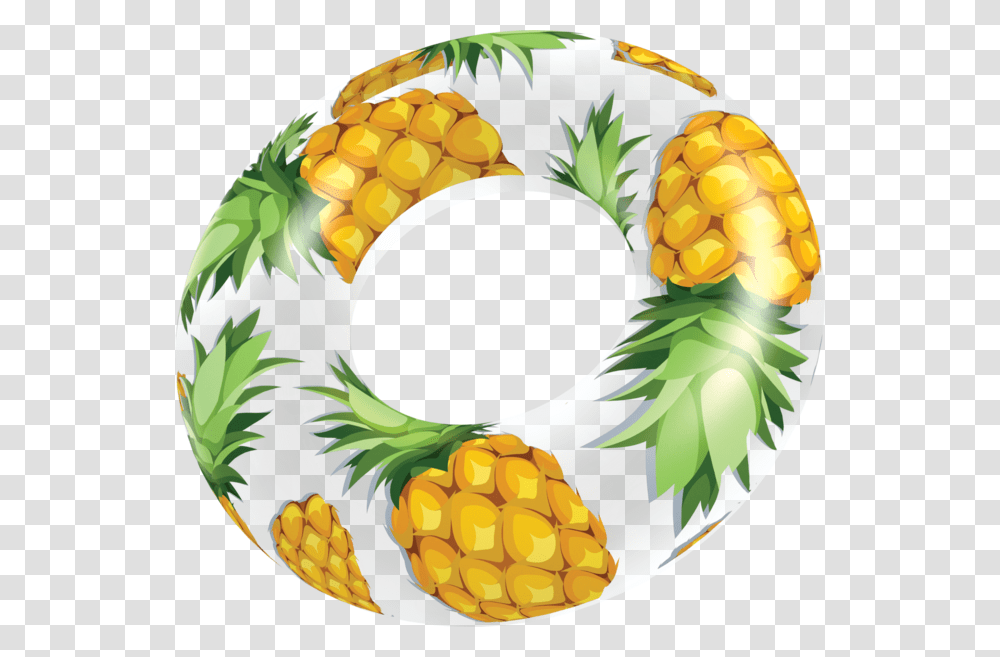 Clear Pineapple Pool Tube Background Pool Float, Plant, Food Transparent Png