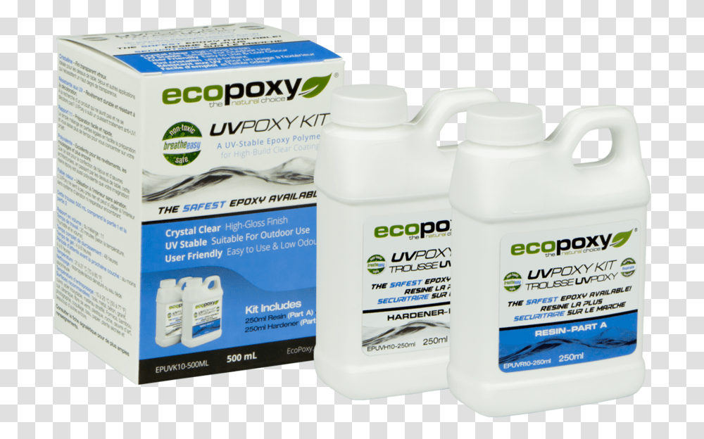Clear Plastic Ecopoxy Liquid Plastic Kit, Bottle, Lotion, Cosmetics, First Aid Transparent Png