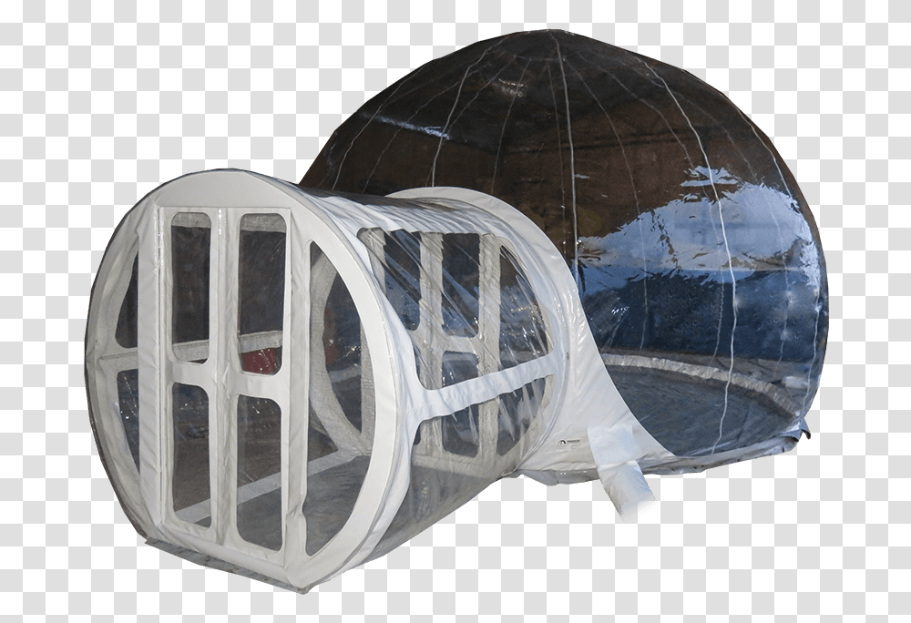 Clear Pvc Bubble With Tunnel Tent, Sphere, Nature, Outdoors, Astronomy Transparent Png
