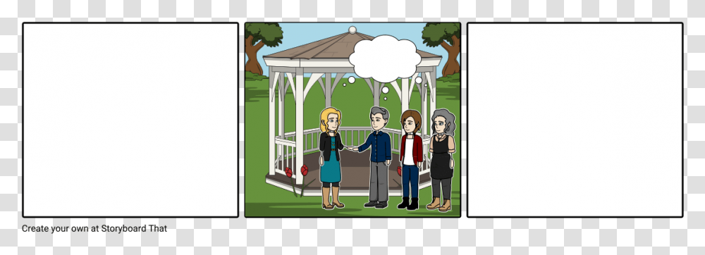 Clear Sunny With Fresh Warmth Of A Full Summer Day, Person, Human, Gazebo, People Transparent Png