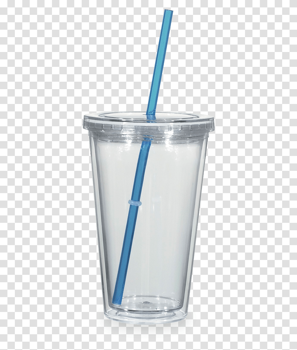 Clear Tumbler Cup With Straw, Jar, Plastic, Bottle, Milk Transparent Png