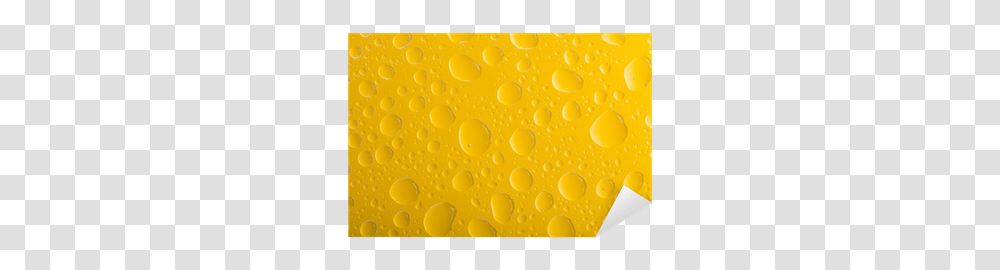 Clear Yellow Water Drops Over Background Sticker • Pixers We Live To Change Drop, Droplet, Plant, Bubble Transparent Png