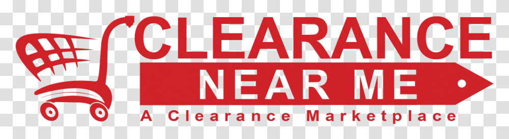 Clearance Near Me Logo Shopping Cart Clipart, Word, Label, Alphabet Transparent Png