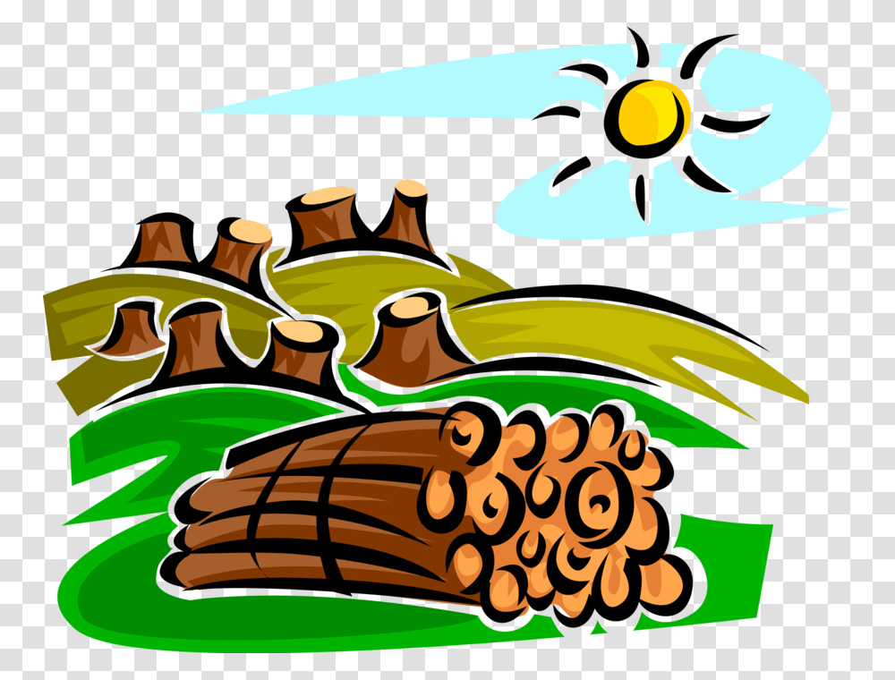 Clearcutting Deforestation Stumps And Logs, Animal, Food Transparent Png