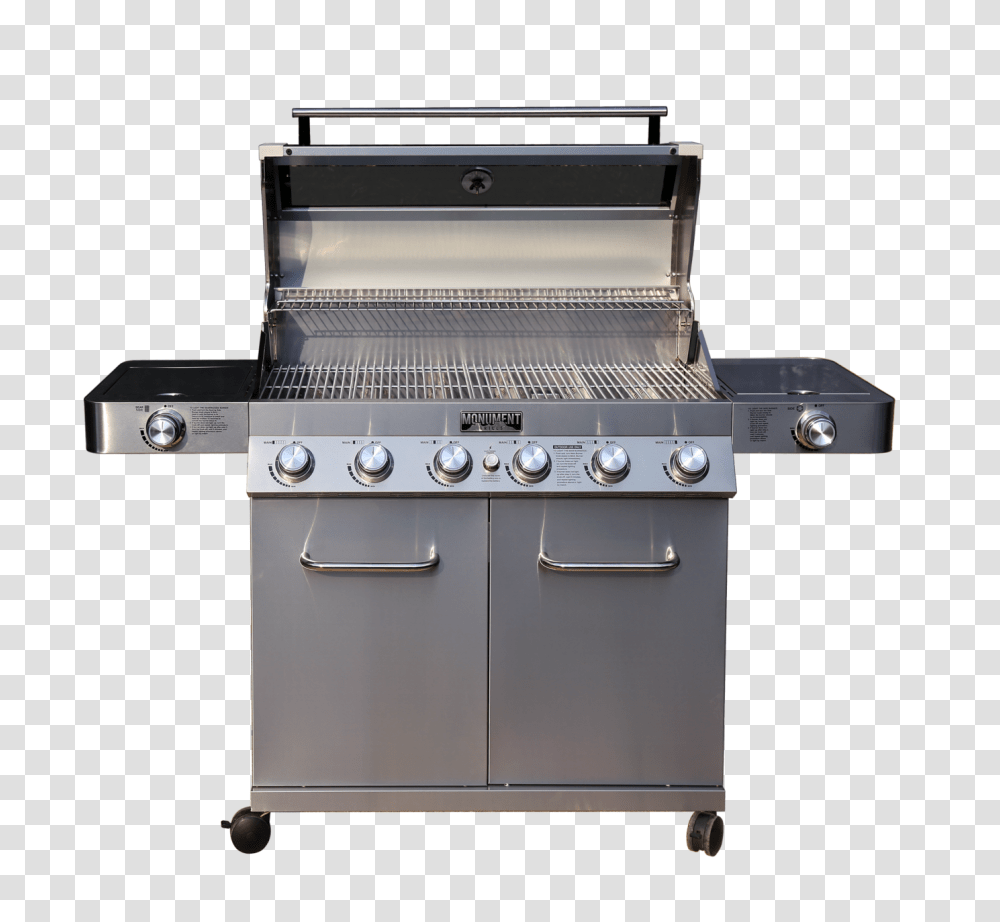 Clearview 6 Burner Propane Gas Grill With Smoke Box Sear And Side Burners, Oven, Appliance, Stove, Electrical Device Transparent Png