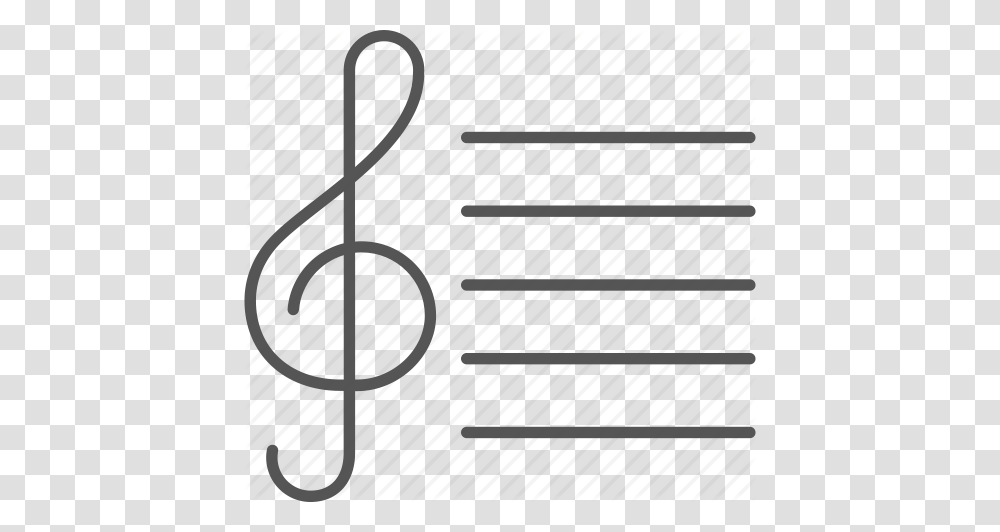 Clef Melody Music Notes Song Staff Treble Icon, Alphabet, Prison, Arrow Transparent Png