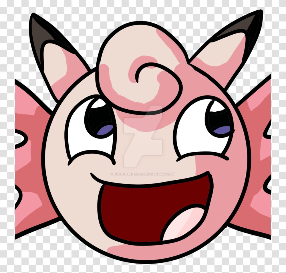 Clefable Awesomeepic Face, Cow, Cattle, Mammal, Animal Transparent Png