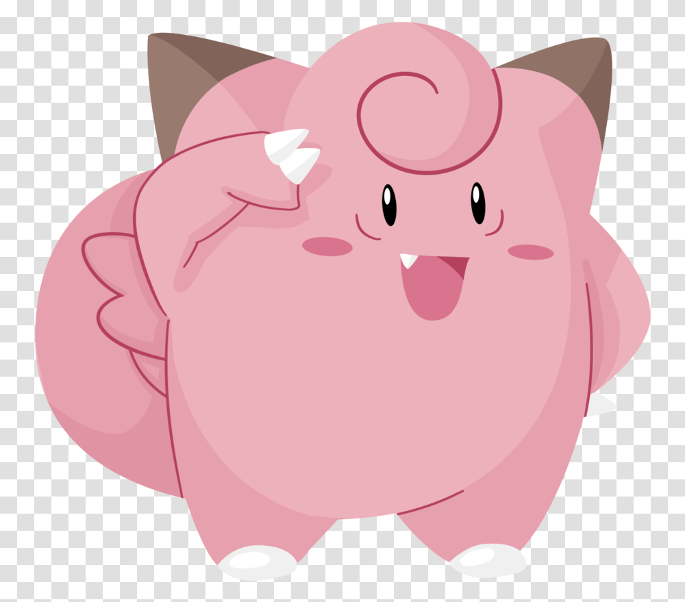 Clefairy 3d, Piggy Bank Transparent Png