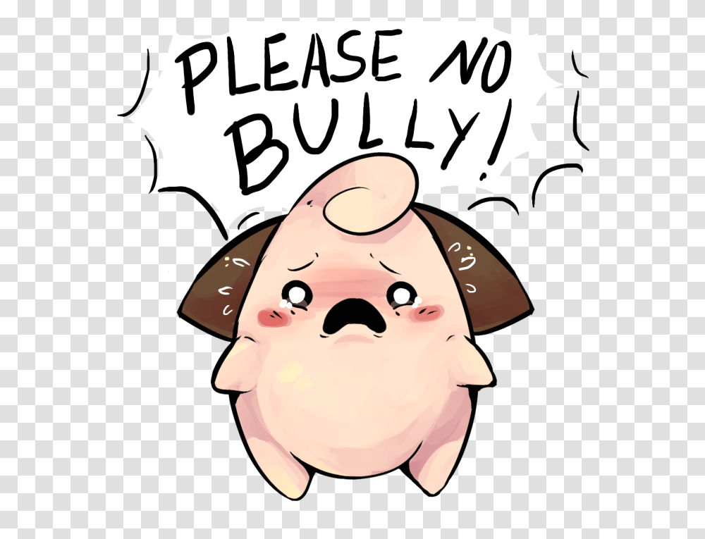Cleffa Doesnt Approves Bullying Anti Bully Ranger No Bulli, Snowman, Face, Label Transparent Png