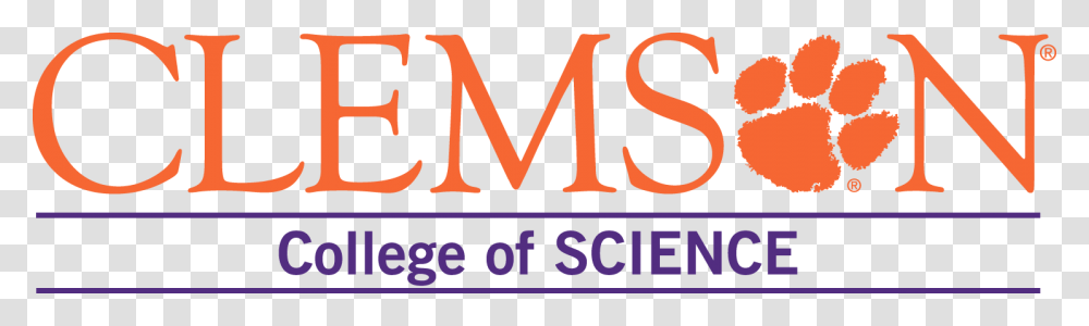 Clemson College Of Science Clemson Biological Sciences Logo, Alphabet, Word, Label Transparent Png