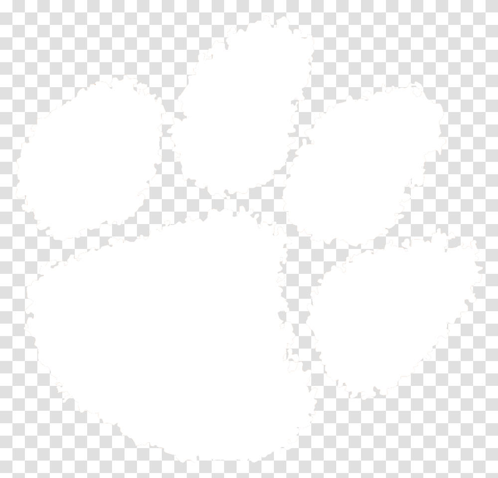 Clemson Paw Logo Clemson Tigers, Footprint, Stencil Transparent Png