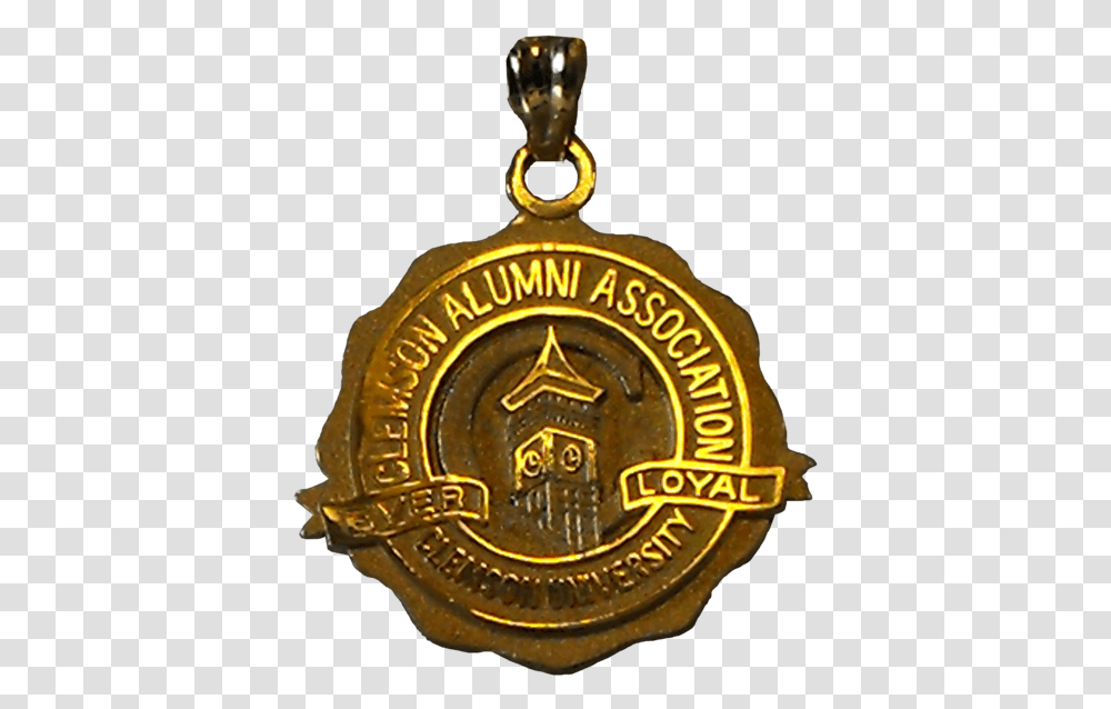 Clemson University Gold Seal Charm Pendant, Logo, Symbol, Trademark ...