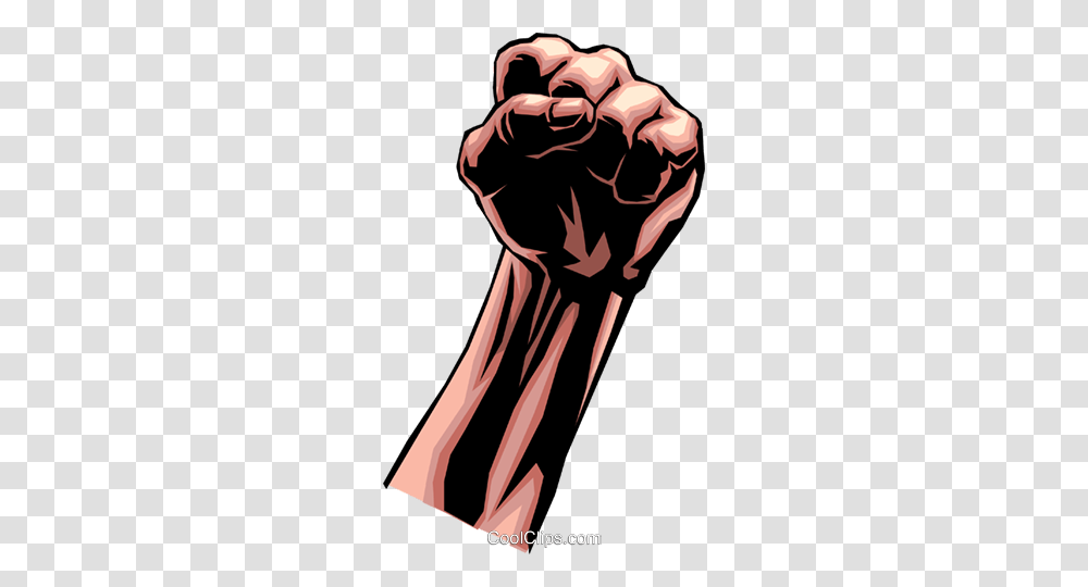 Clenched Fist Royalty Free Vector Clip Art Illustration, Hand Transparent Png