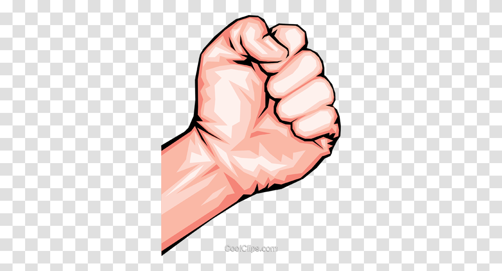 Clenched Fist Royalty Free Vector Clip Art Illustration, Hand, Wrist Transparent Png