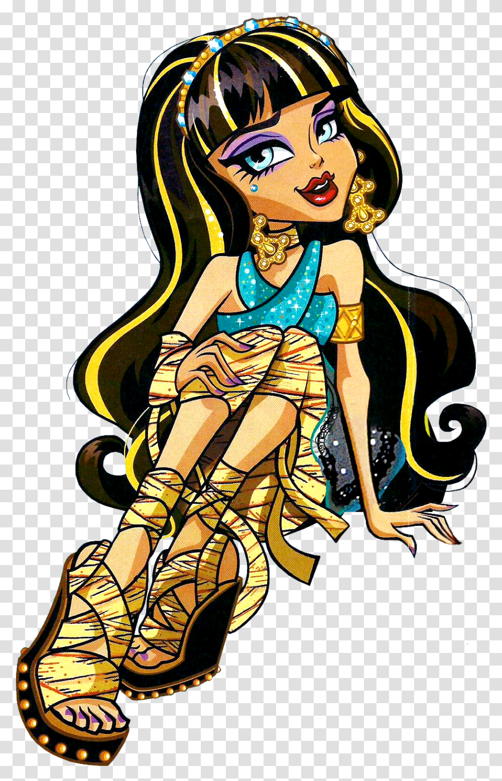 Cleo De Nile Is The Daughter Of The Mummy Cleo De Nilo Monster High, Stained Glass, Modern Art Transparent Png