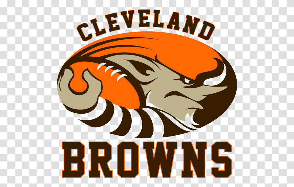 Cleveland Browns Clipart Cleveland Browns Nfl Logo, Poster, Advertisement, Leisure Activities Transparent Png