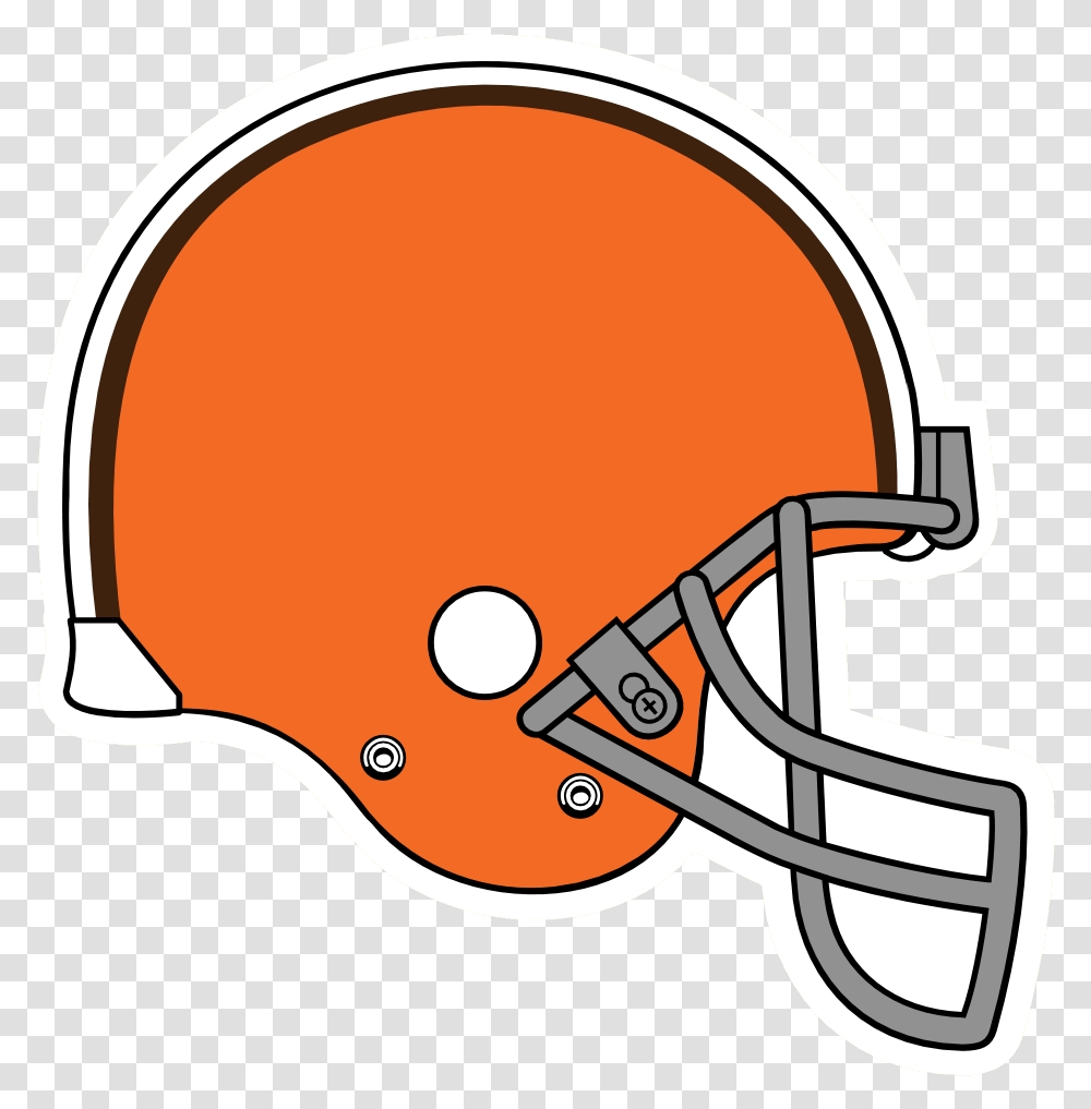 Cleveland Browns Image Logo Iowa State Football Helmet, Clothing, Apparel, Team Sport, Sports Transparent Png
