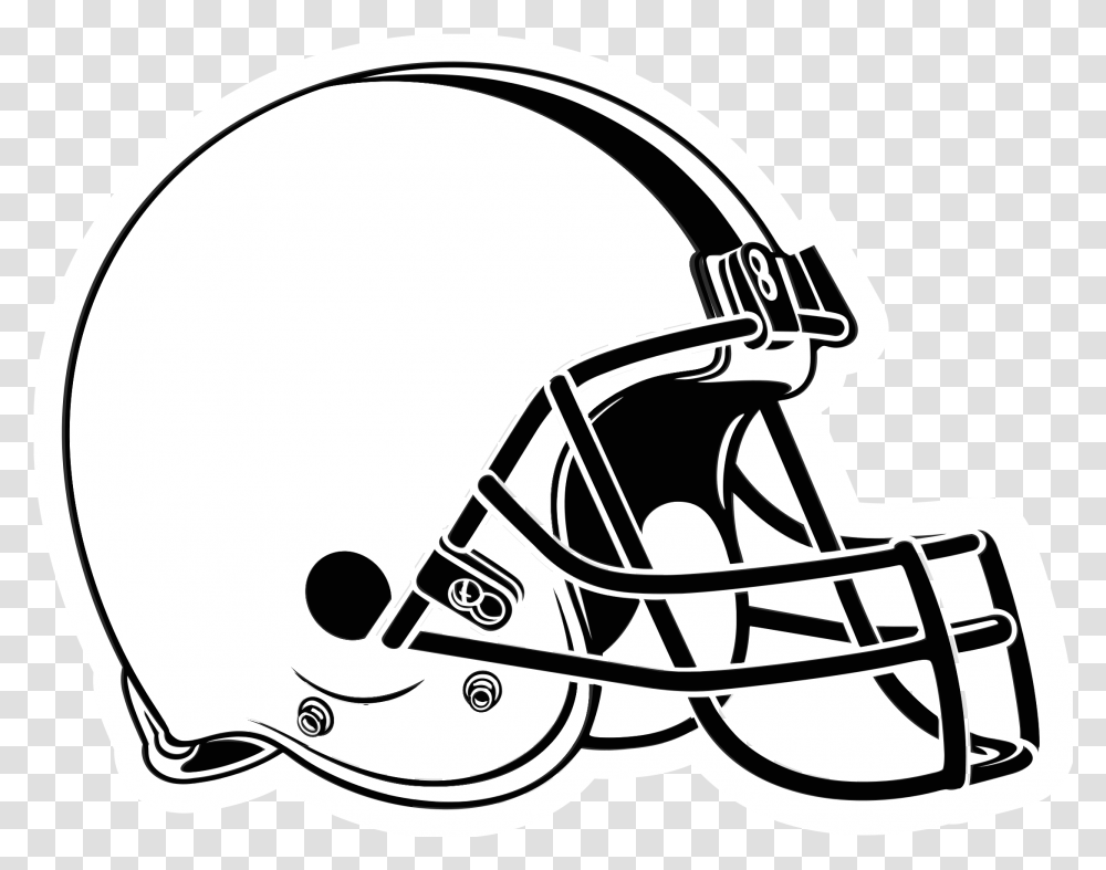 Cleveland Browns Logo Black And White Cleveland Browns Logo, Clothing, Apparel, Helmet, Football Helmet Transparent Png