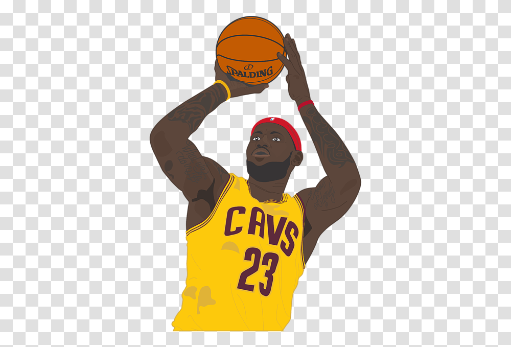 Cleveland Cavaliers Lebron James 2014 Tshirt Basketball Moves, People, Person, Human, Team Sport Transparent Png