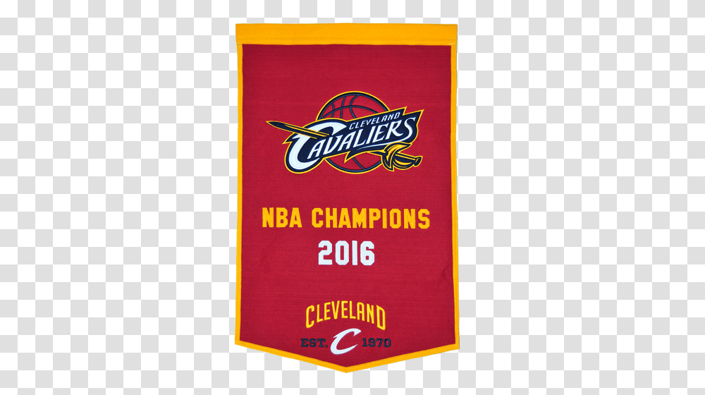 Cleveland Cavaliers Nba Finals Championship Dynasty Banner With Hanging Rod Cleveland Cavaliers, Text, Poster, Plant, Alphabet Transparent Png