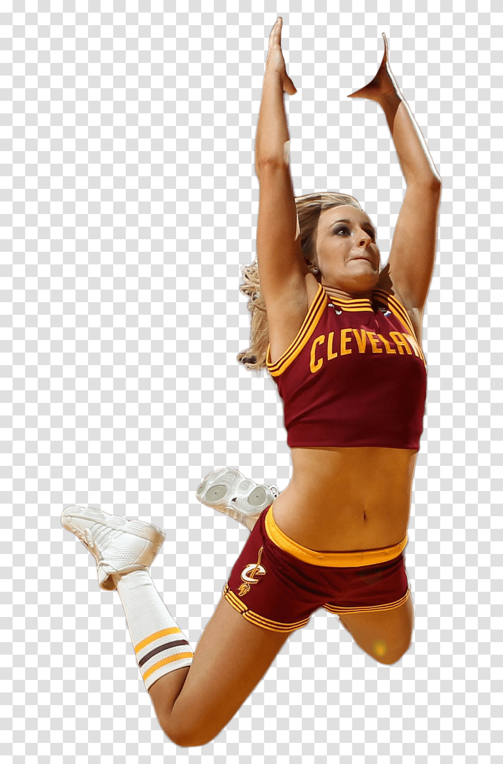 Cleveland Cheerleader Image For Free Cheerleader, Person, Human, People, Clothing Transparent Png