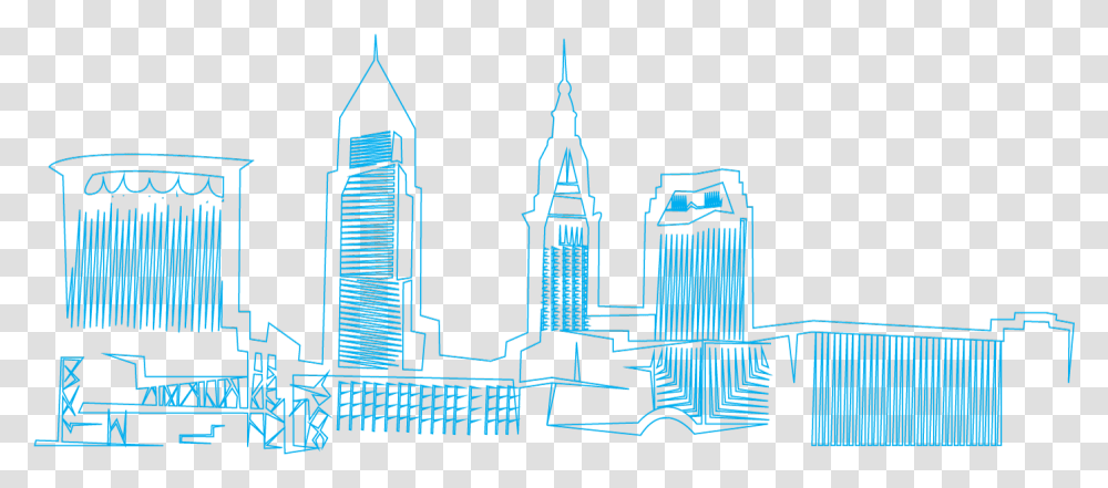 Cleveland Download Illustration, Urban, Metropolis, City, Building Transparent Png