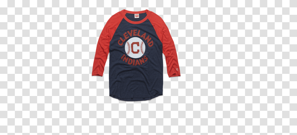 Cleveland Indians 1973 Raglan Retro Mlb Baseball T Shirt, Clothing, Sleeve, Long Sleeve, Person Transparent Png