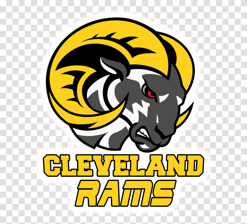 Cleveland Rams Join Gdfl Gridiron Developmental Football Rams Logo, Text, Graphics, Art, Symbol Transparent Png