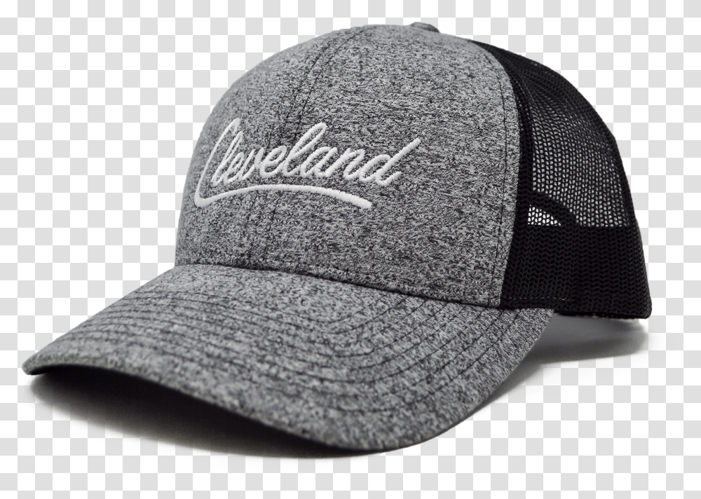 Cleveland Script Trucker Hat Baseball Cap, Apparel Transparent Png