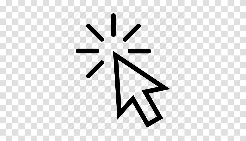 Click Computer Cursor Interactive Mouse Mouse Pointer Pointer, Star Symbol, Lighting Transparent Png