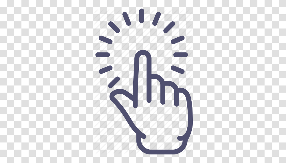 Click Finger Hand Point Pointing Touch Icon Transparent Png