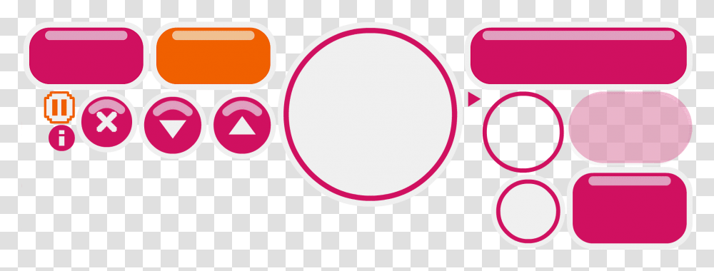 Click For Full Sized Image Buttons Mobile Game Button, Logo, Trademark Transparent Png