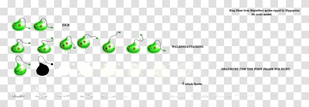 Click For Full Sized Image King Slime Maplestory Slime Sprite, Angry Birds, Light Transparent Png