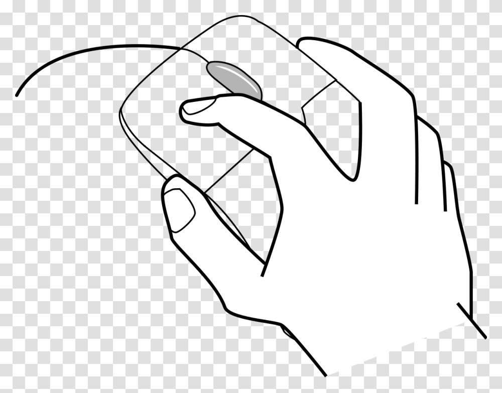 Click, Hand, Finger, Stencil Transparent Png