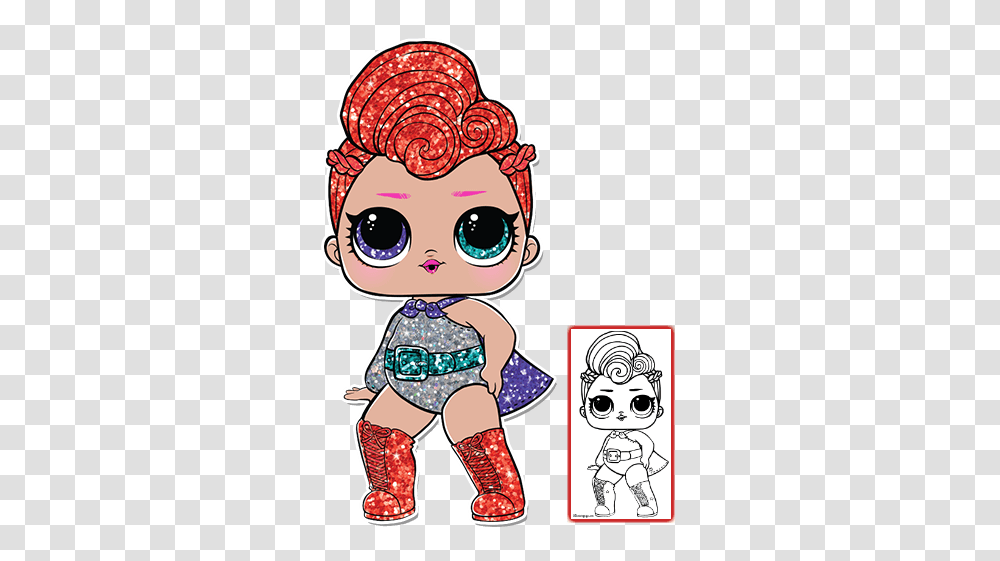 Click To Download Coloring Sheet Stardust Is Found In This L O L, Doll, Toy Transparent Png