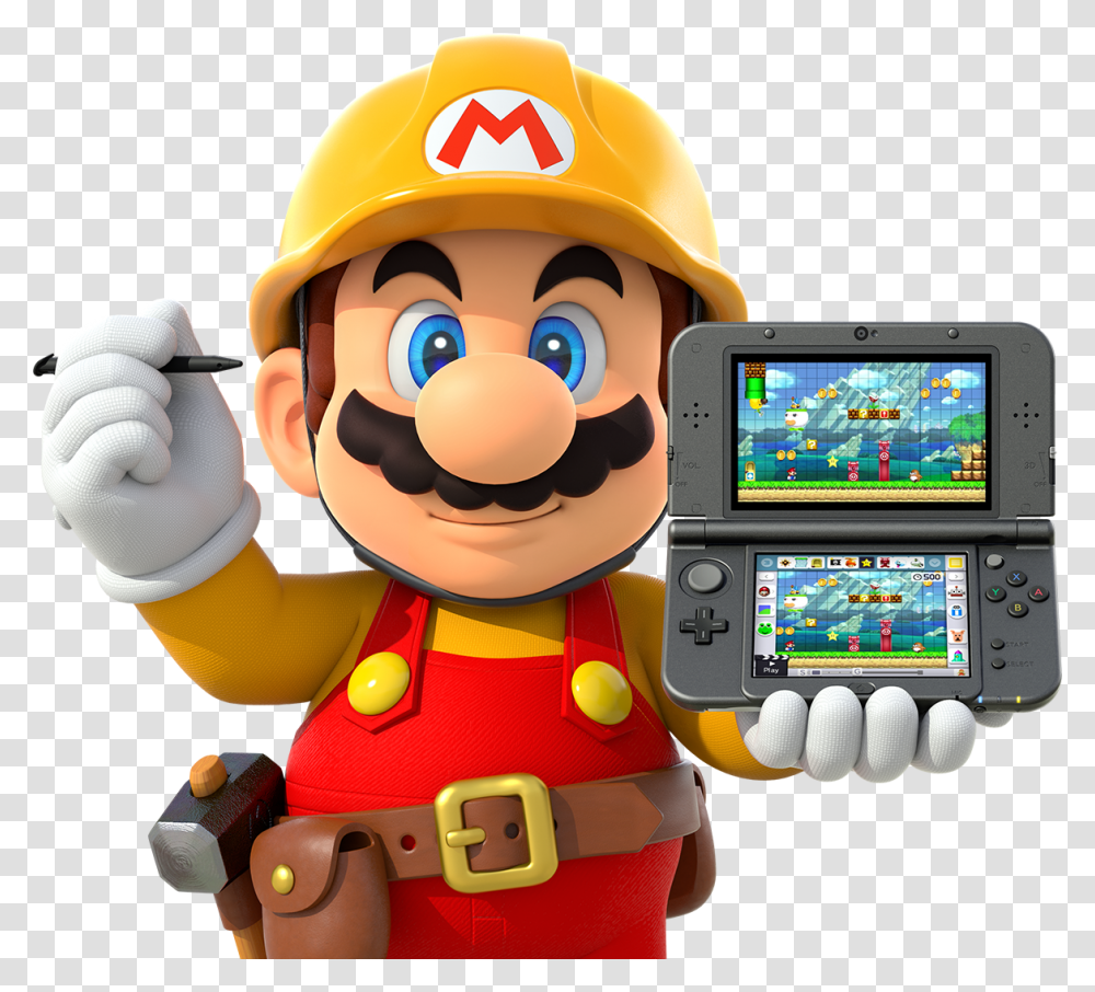Click To Edit Super Mario Maker, Helmet, Apparel, Tablet Computer Transparent Png