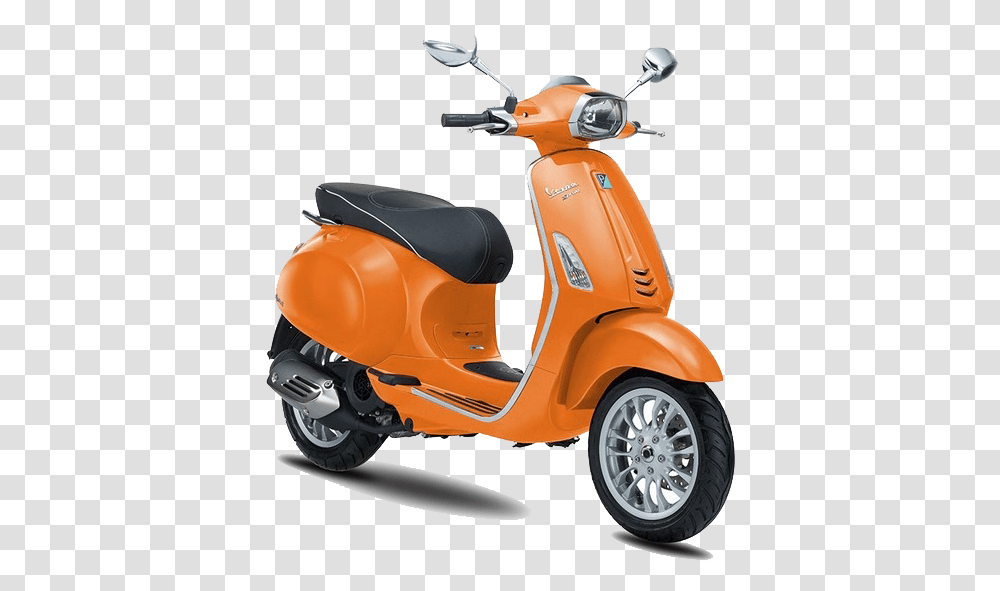 Click To Enlarge Image Piaggio Vespa Sprint Orange Vespa Sprint 2019 Orange, Lawn Mower, Tool, Vehicle, Transportation Transparent Png