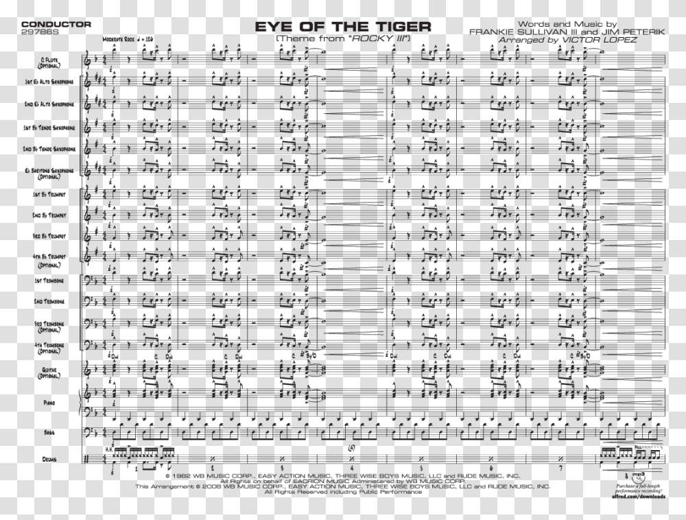 Click To Expand Eye Of The Tiger Thumbnail, Number, Page Transparent Png