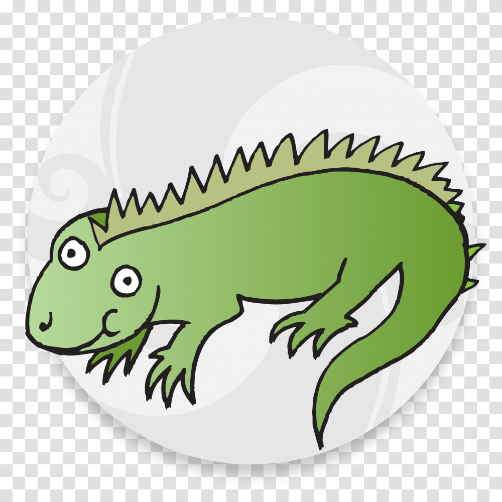 Click To See The Translation Green Iguana, Lizard, Reptile, Animal Transparent Png