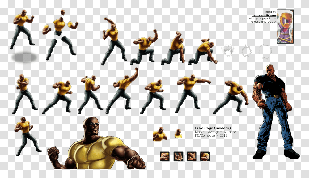 Click To View Full Size Marvel Avengers Alliance Luke Cage, Person, Human, Sport, Sports Transparent Png