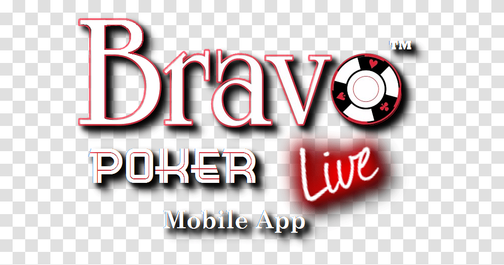 Click To Visit The Bravo Poker Live Mobile App Bravo Pit And Poker, Alphabet, Word, Light Transparent Png