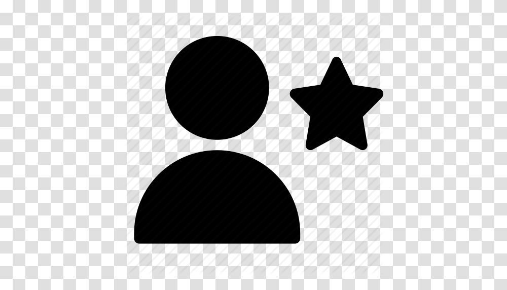Client Customer Favorite Person Silhouette Star User Icon, Star Symbol, Piano, Leisure Activities Transparent Png