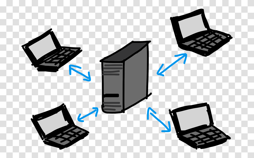 Client Server Free, Computer, Electronics, Hardware, Pc Transparent Png